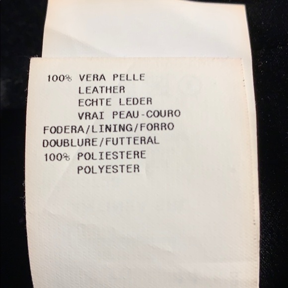 ARMANI COLLEZIONI leather jacket. Size 8. - Picture 6 of 7
